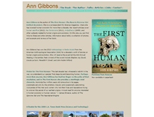 Tablet Screenshot of anngibbons.com
